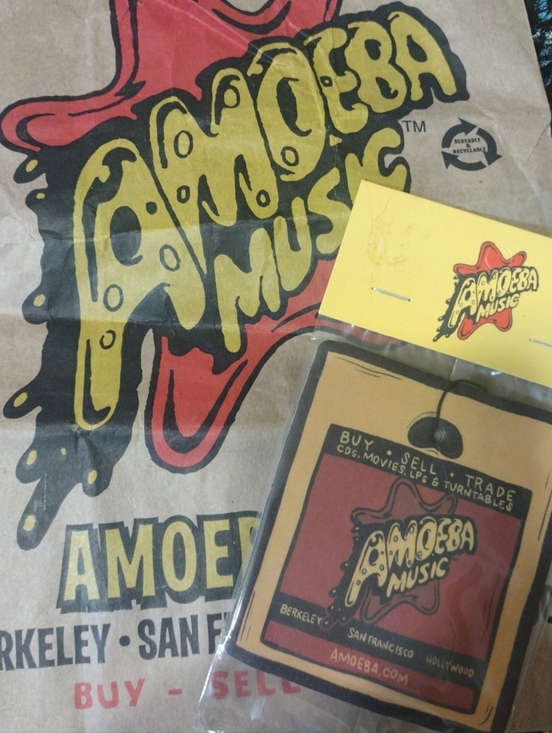 Other - Amoeba Music - Yellow & Red - Logo Car Air Freshener